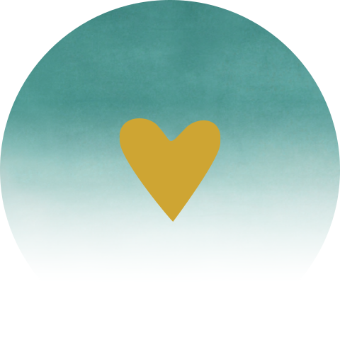 Sluitsticker geboortekaartje Otis watercolor groen hartje