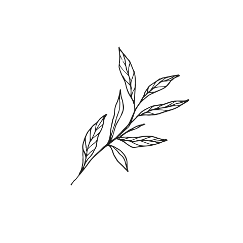 Sluitsticker trouwkaart Classic Leaves wit