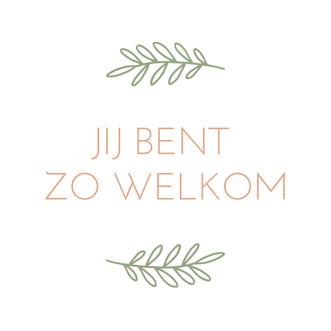 Sluitsticker geboortekaartje Jesse takjes welkom