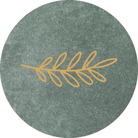 Sluitsticker geboortekaartje Thijmen groen velvet look