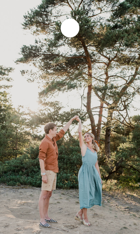 Label rechthoek met foto voor bij trouwkaart - 18 stuks