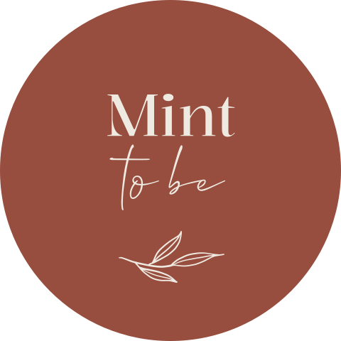 Sluitsticker bedankje Mint to be