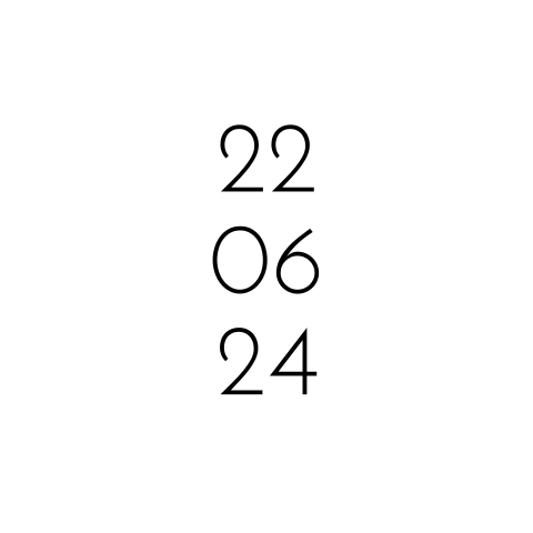 Sluitsticker trouwkaart Peter & Margriet wit trouwdatum modern