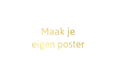 Liggende blanco poster - Maak zelf een unieke poster voor de muur