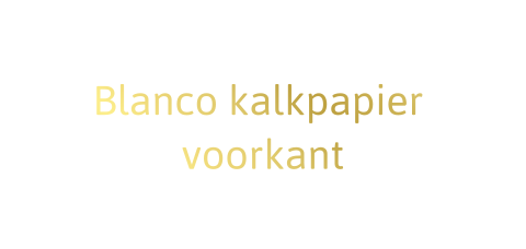 Blanco kalkpapier liggend panorama