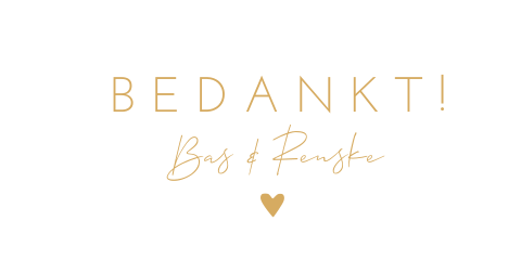 Label bedankjes bruiloft wit romantisch