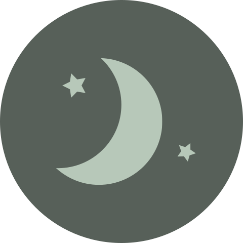 Sluitsticker geboortekaartje Niels maan