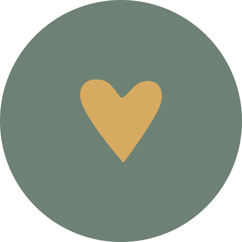 Sluitsticker geboortekaartje Milan groen hartje goud