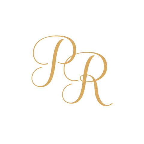 Sluitsticker trouwkaart Peter & Rosanne wit sierlijk trouwlogo