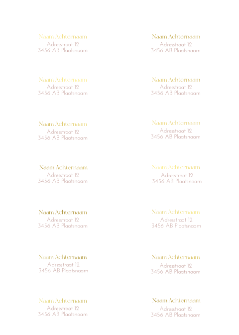 Adresstickers geboortekaartje Sophia roze