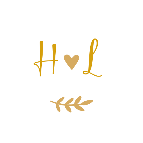 Sluitsticker trouwkaart Hans & Lisanne wit sierlijk takje goud