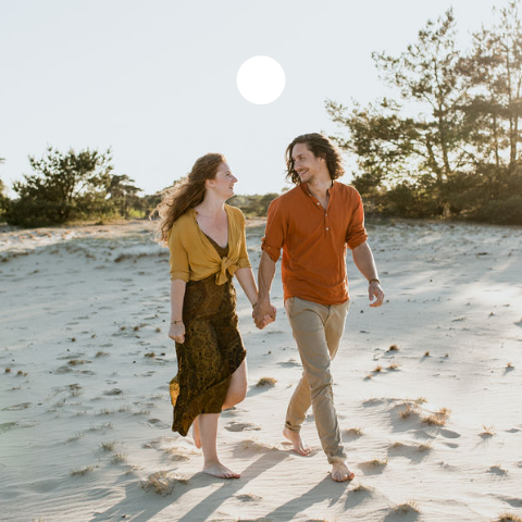 Vierkant label met foto voor bij trouwkaart - 16 stuks