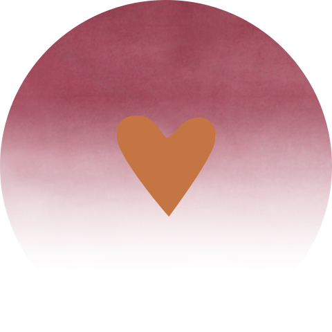 Sluitsticker geboortekaartje Cas watercolor bordeaux rood hartje