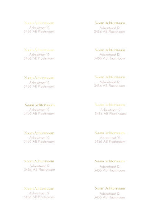 Adresstickers geboortekaartje rond Sophia roze