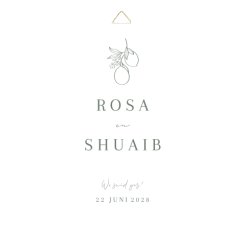 Tegeltje trouwhuisstijl Italian Vibes