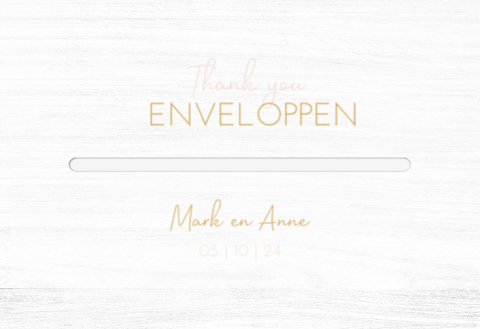 Enveloppenkist bruiloft wit Yes We Do