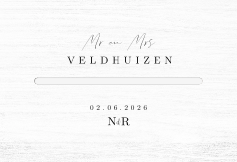 Enveloppenkist bruiloft wit Love & Lace