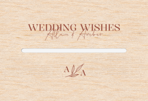 Enveloppenkist bruiloft hout Autumn Chique