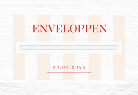 Enveloppenkist bruiloft wit Loving Red