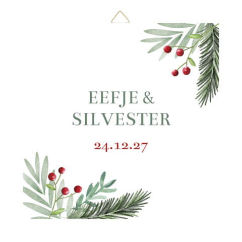 Tegeltje trouwhuisstijl Christmas Love