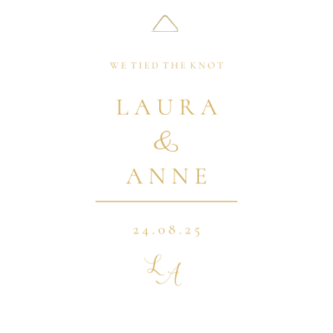 Tegeltje trouwhuisstijl Timeless Elegance