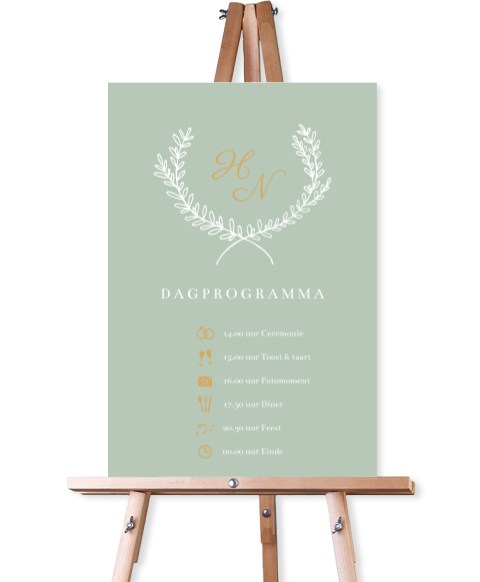 Programmabord Green Elegance