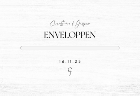 Enveloppenkist bruiloft wit True Elegance