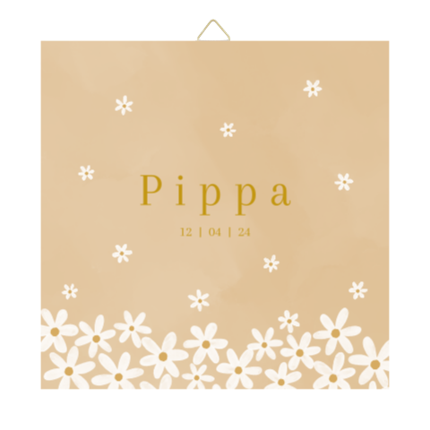 Tegeltje Madeliefjes 15x15 cm