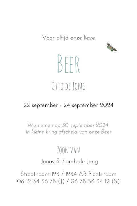 Kaart binnenkant