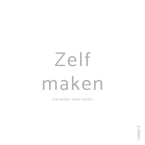 Blanco poster vierkant