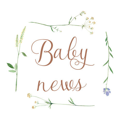 Geboortestickers Bergbloemen lila