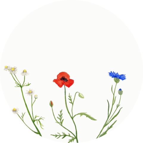 Sluitzegel Wilde bloemen