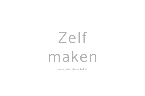 Raambord dubbel 60 x 40 cm zelf maken