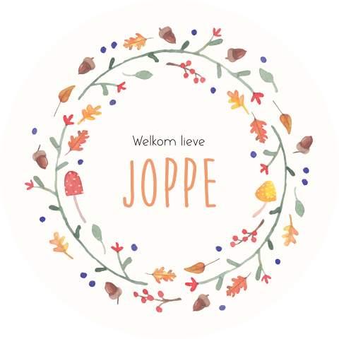 Raamsticker Joppe