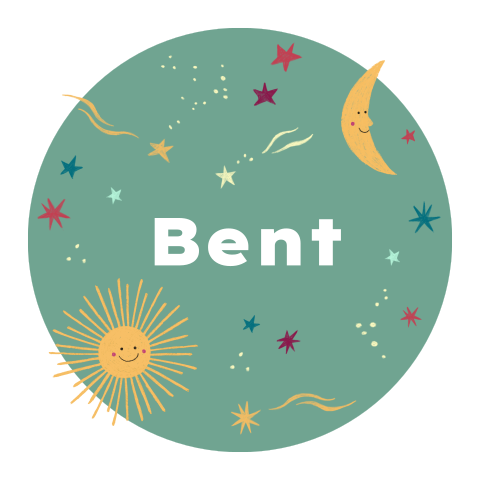 Raamsticker vrolijke sterrenhemel