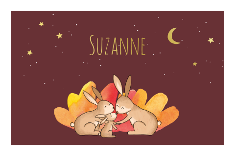 Geboortekaartje Suzanne
