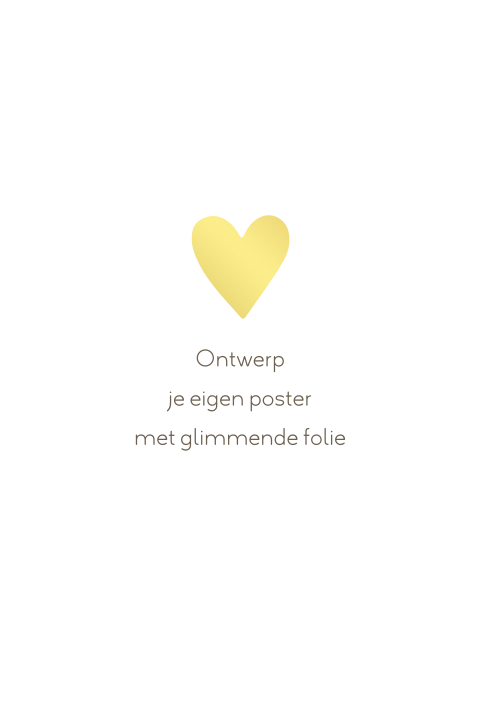 Maak je eigen poster met folie