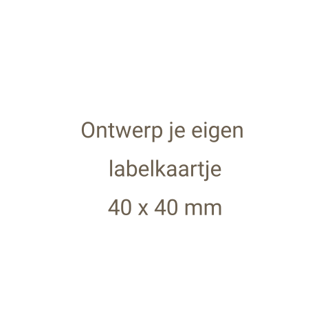 Labelkaartje rond met abstracte vormen 