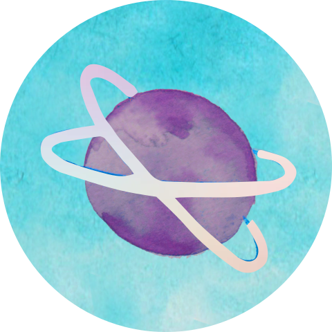 Sluitsticker planeet met Holografische folie 