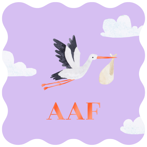 Geboortekaartje Aaf 