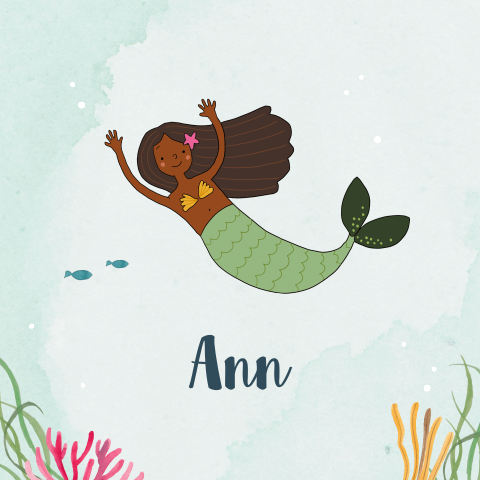 Zeemeermin in de zee