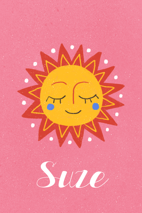 Geboortekaartje Suze | Zonnetje