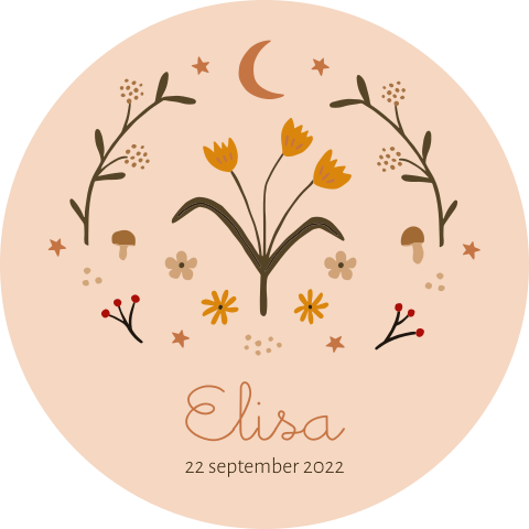 Raamsticker Elise