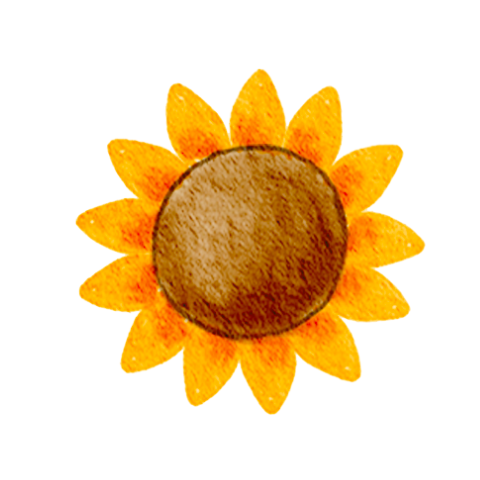 Sluitsticker Zonnebloem