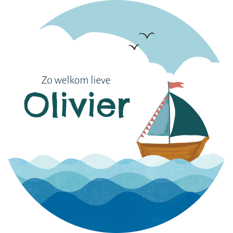 Raamsticker Olivier