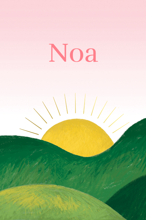 Geboortekaartje Noa | Zonsopkomst