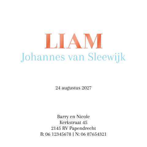 Kaart binnenkant