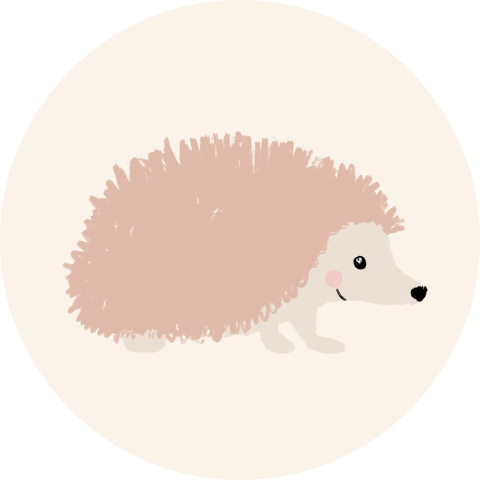 Sluitsticker egel