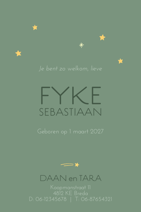 Kaart binnenkant
