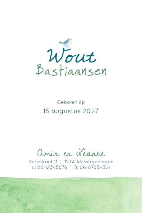 Kaart binnenkant